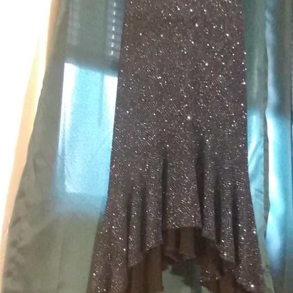 Jodi Kristopher navy blue full sequin dress size small. Vintage. Nwot - Picture 3 of 4